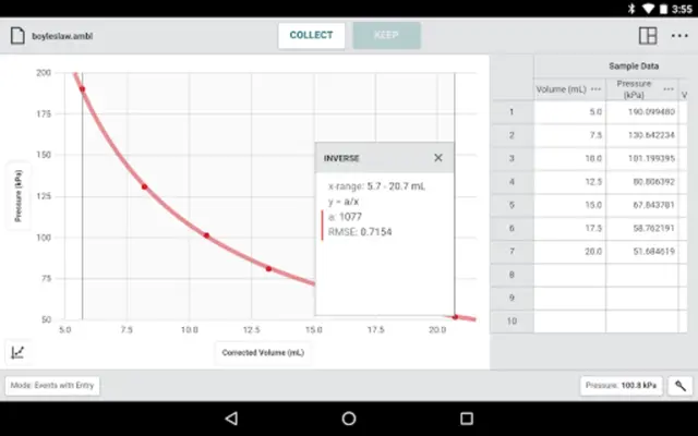 Graphical Analysis android App screenshot 5